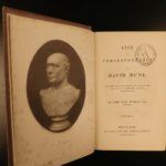 1846 Life of David Hume Scottish Philosophy English Enlightenment Politics 2v