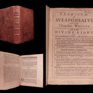 Irenicum : a weapon-salve for the churches wounds : or, the divine right of particular forms of church-government discussed and examined. Edward Stillingfleet.