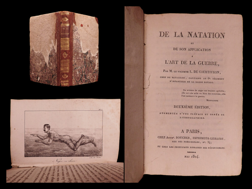 De la natation et de son application a l’art de la guerre. Ludovic le compasseur courtivron.