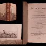 1824 Swimming Training in French Military Courtivron Illustrated Natation Diving