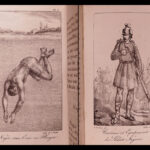 1824 Swimming Training in French Military Courtivron Illustrated Natation Diving
