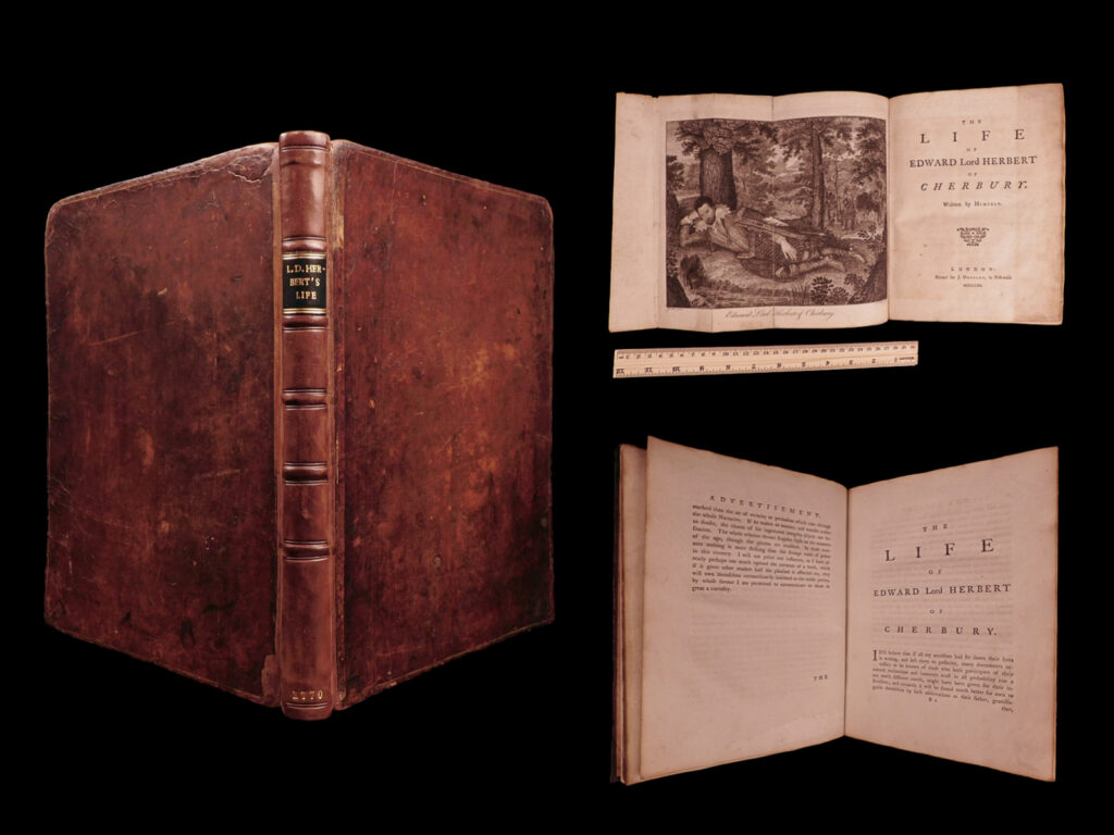 The life of edward, lord herbert of cherbury, written by himself.