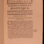 1767 1ed Isaac Newton’s System OPTICS Mirrors Astronomy Illustrated Robert Smith