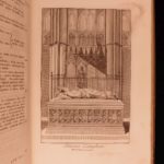 1729 1st FOLIO ed Matthew Parker Antiquitate Britannicae Canterbury Illustrated
