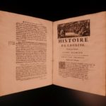 1675 Eusebius 1ed EARLY Church History Caesarea & Socrates French Cousin 2v