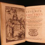 1698 Cesare Ripa Iconologia Illustrated Emblem Book Egypt ROME Greek Allegory