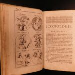 1698 Cesare Ripa Iconologia Illustrated Emblem Book Egypt ROME Greek Allegory
