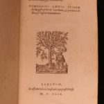 1549 Magistratibus Fenestella Roman Occult Ritual LAW Pagan Cult Fiocco Estienne
