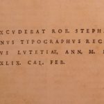 1549 Magistratibus Fenestella Roman Occult Ritual LAW Pagan Cult Fiocco Estienne