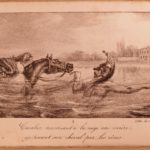 1824 Swimming Training in French Military Courtivron Illustrated Natation Diving