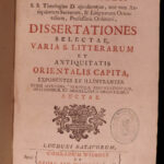 1743 1ed David Mill Oriental Treatises MUSLIM Arabic Muhammed Islam Coins RARE