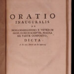 1743 1ed David Mill Oriental Treatises MUSLIM Arabic Muhammed Islam Coins RARE