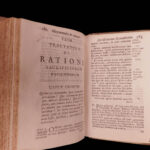 1696 Rabbi MAIMONIDES 1ed Judaica Crenius Fasciculus Sextus Jewish Hebrew Rites