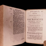 1696 Rabbi MAIMONIDES 1ed Judaica Crenius Fasciculus Sextus Jewish Hebrew Rites