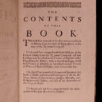 1673 1ed Peter Leycester Historical Antiquities Ireland Cheshire England FOLIO
