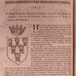 1673 1ed Peter Leycester Historical Antiquities Ireland Cheshire England FOLIO