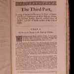 1673 1ed Peter Leycester Historical Antiquities Ireland Cheshire England FOLIO