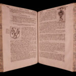 1673 1ed Peter Leycester Historical Antiquities Ireland Cheshire England FOLIO