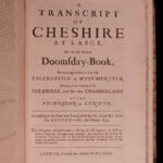 1673 1ed Peter Leycester Historical Antiquities Ireland Cheshire England FOLIO