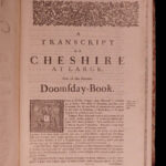 1673 1ed Peter Leycester Historical Antiquities Ireland Cheshire England FOLIO