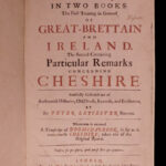1673 1ed Peter Leycester Historical Antiquities Ireland Cheshire England FOLIO