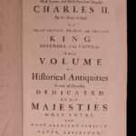 1673 1ed Peter Leycester Historical Antiquities Ireland Cheshire England FOLIO