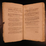 1791 New Hampshire Journal of Proceedings Politics Early Americana SENATE