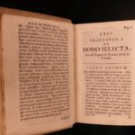 1696 1ed Rabbi MAIMONIDES Judaica Crenius Fasciculus Sextus Jewish Hebrew Rites