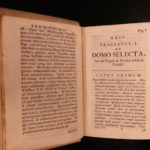 1696 Rabbi MAIMONIDES 1ed Judaica Crenius Fasciculus Sextus Jewish Hebrew Rites