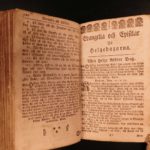 1771 RARE Swedish Book of PSALMS Bible & Catechism Stockholm Sweden Scandinavia