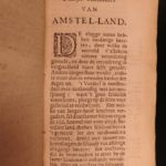 1664 Dutch Montanus on Early Holland AMSTERDAM Amstel Batavia East Indies VOYAGE