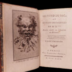 1780 1st ed Francois Nogaret Le Fond du Sac French Literature Durand Art 2v SET