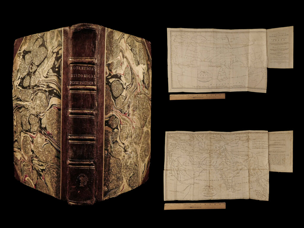 An historical disquisition concerning the knowledge which the ancients had of india : and the progress of trade with that country prior to the discovery of the passage to it by the cape of good hope. With an appendix, containing observations on the civil policy-the laws and judicial proceedings-the arts-the sciences-and religious institutions, of the indians. By william robertson, d. D. F. R. S. Ed. Principal of the university, and historiographer to his majesty for scotland. William robertson.
