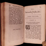 1685 Cambridge 1ed Imitation Christ Thomas Kempis + Widdrington Coena Dominica