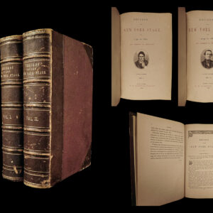 Records of the New York stage, from 1750-1860. Joseph Norton Ireland.