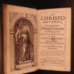 1685 Cambridge 1ed Imitation Christ Thomas Kempis + Widdrington Coena Dominica