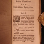 1685 Cambridge 1ed Imitation Christ Thomas Kempis + Widdrington Coena Dominica