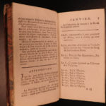 1788 1ed French Almanac Parisien Louis XVI Illustrated Tourist Guide Castles Art