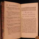 1788 1ed French Almanac Parisien Louis XVI Illustrated Tourist Guide Castles Art