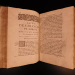 1672 1st ed Life of Jesuit Francois de Borgia Society of Friends Saint Ignatius