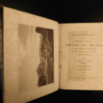 1808 Pinkerton VOYAGES 1ed Exploration Illustrated MAPS Europe Stonehenge 6v