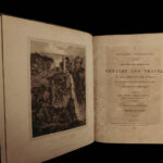 1808 Pinkerton VOYAGES 1ed Exploration Illustrated MAPS Europe Stonehenge 6v