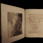 1808 Pinkerton VOYAGES 1ed Exploration Illustrated MAPS Europe Stonehenge 6v