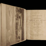 1808 Pinkerton VOYAGES 1ed Exploration Illustrated MAPS Europe Stonehenge 6v