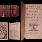 1682 History of France Mezeray Clovis Pharamond Legends Saint Louis IX Portraits