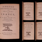 1682 History of France Mezeray Clovis Pharamond Legends Saint Louis IX Portraits