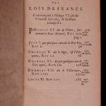 1682 History of France Mezeray Clovis Pharamond Legends Saint Louis IX Portraits