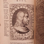 1682 History of France Mezeray Clovis Pharamond Legends Saint Louis IX Portraits
