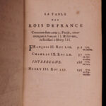 1682 History of France Mezeray Clovis Pharamond Legends Saint Louis IX Portraits