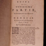 1682 History of France Mezeray Clovis Pharamond Legends Saint Louis IX Portraits